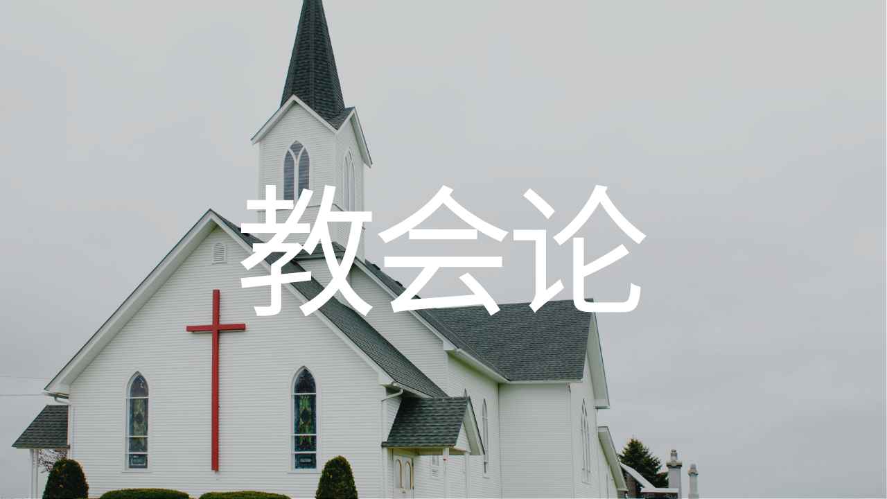 《系统神学》教会论