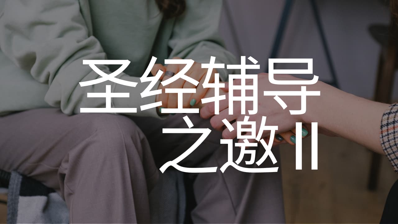 《圣经辅导之邀二》